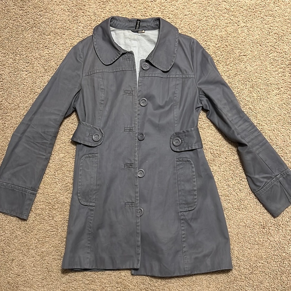 Size 10 grey H&M Pea Coat
